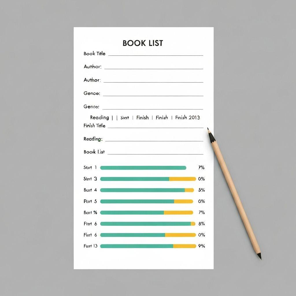 Reading Tracker Template